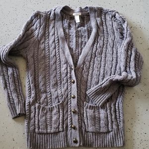 Grey cardigan